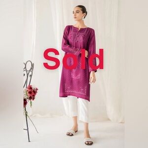 Pakistani Perse Credo Digital Printed Linen Shirt